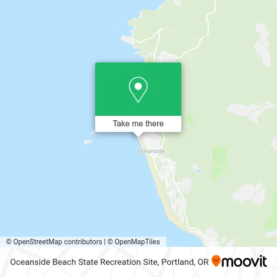 Oceanside Beach State Recreation Site map