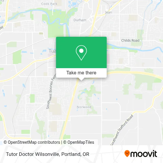 Tutor Doctor Wilsonville map