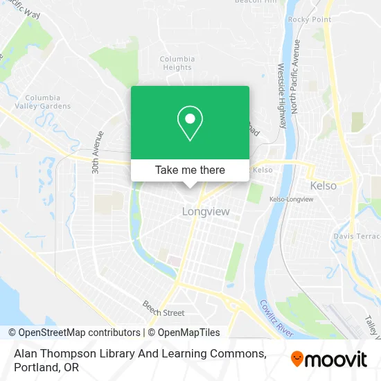 Alan Thompson Library And Learning Commons map