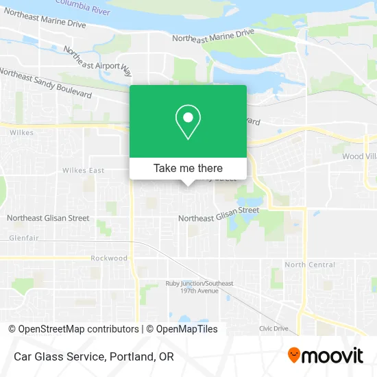 Car Glass Service map