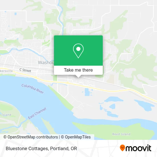 Bluestone Cottages map