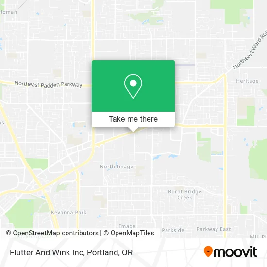 Flutter And Wink Inc map