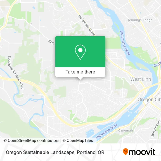 Oregon Sustainable Landscape map