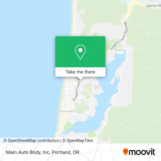 Main Auto Body, Inc map