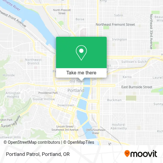 Portland Patrol map