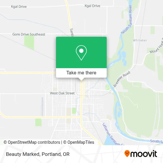 Beauty Marked map