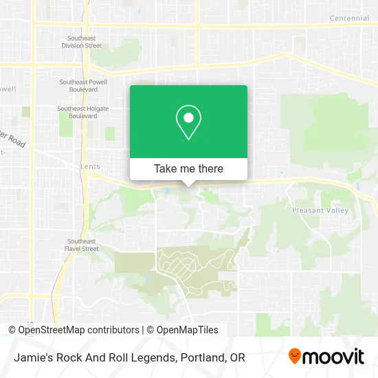 Jamie's Rock And Roll Legends map