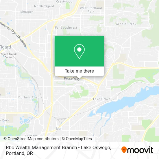 Rbc Wealth Management Branch - Lake Oswego map