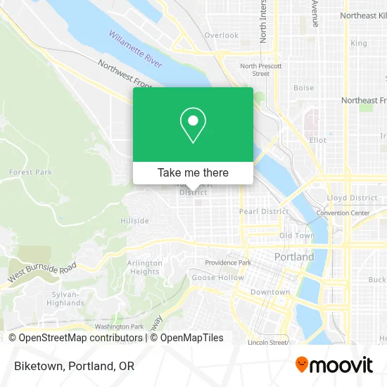 Biketown map