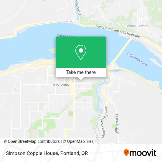 Simpson Copple House map