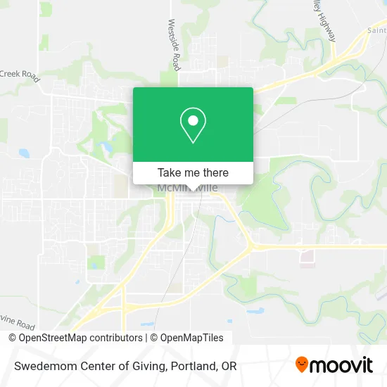 Swedemom Center of Giving map