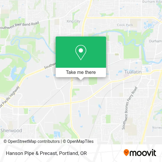 Hanson Pipe & Precast map