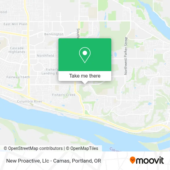 New Proactive, Llc - Camas map