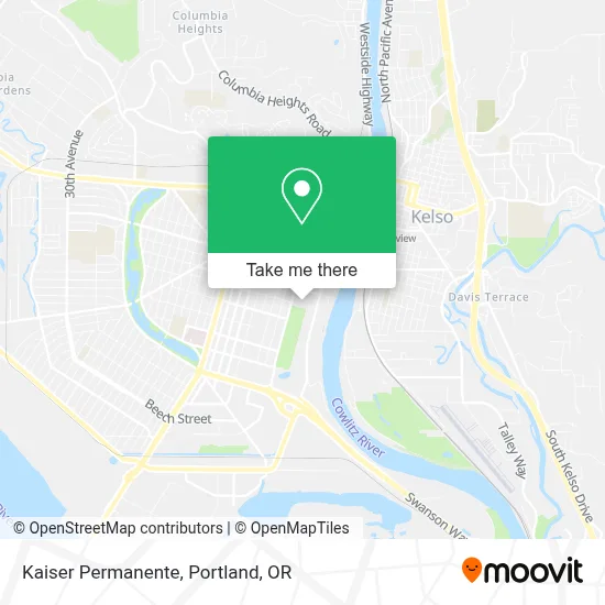 Kaiser Permanente map
