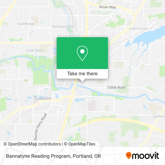 Bannatyne Reading Program map