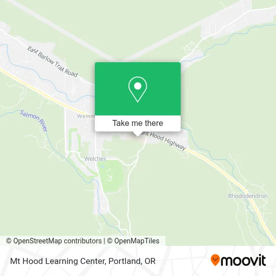 Mt Hood Learning Center map