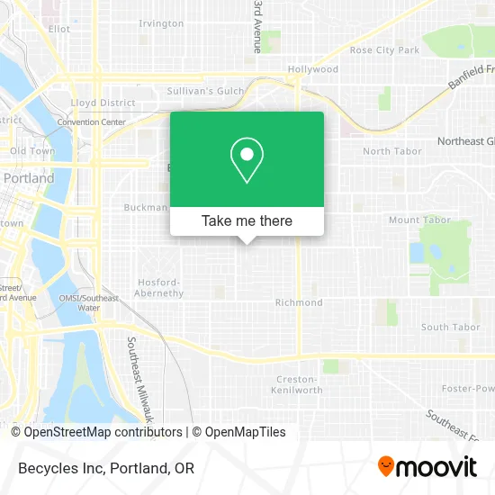 Becycles Inc map