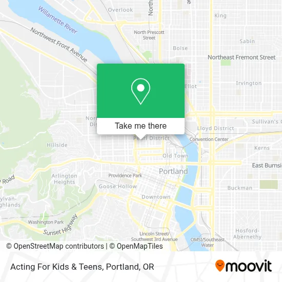 Acting For Kids & Teens map