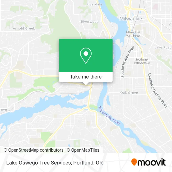 Lake Oswego Tree Services map