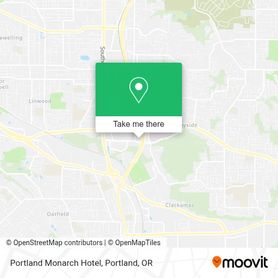 Portland Monarch Hotel map