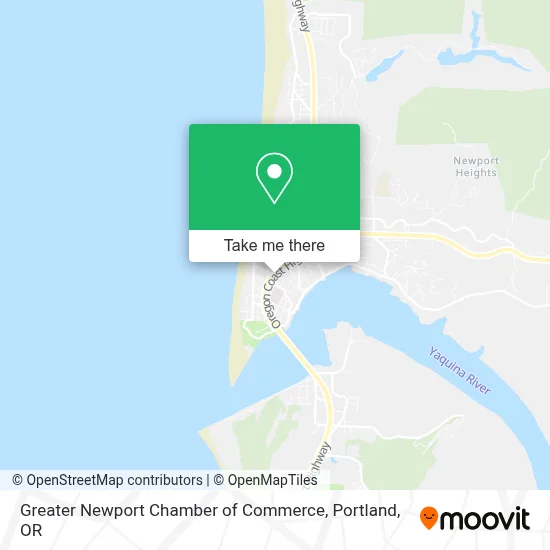 Greater Newport Chamber of Commerce map