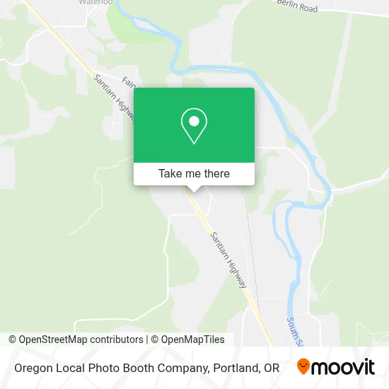 Oregon Local Photo Booth Company map