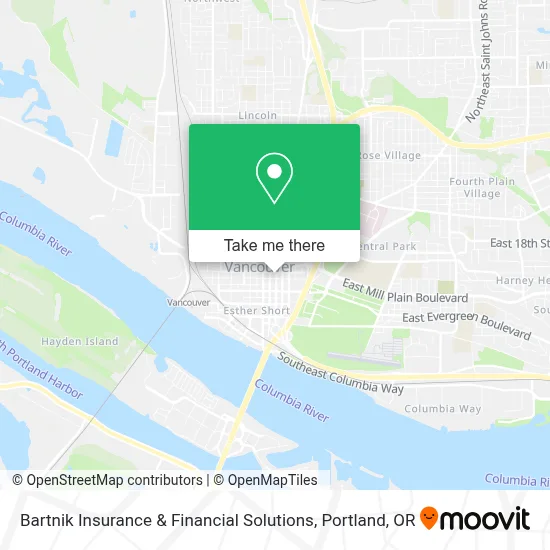 Bartnik Insurance & Financial Solutions map
