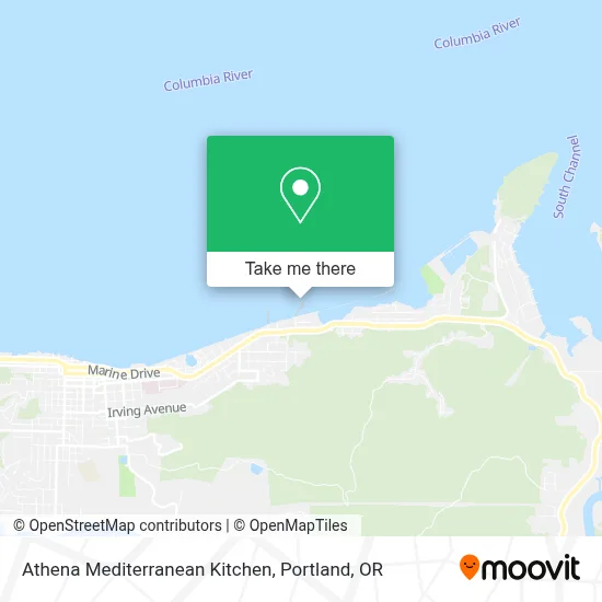 Athena Mediterranean Kitchen map