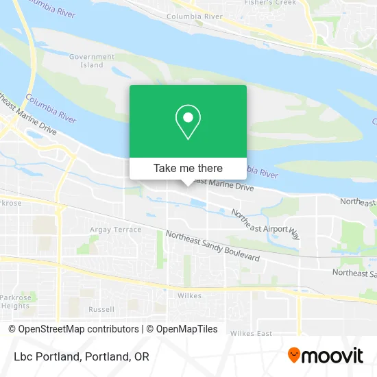 Lbc Portland map