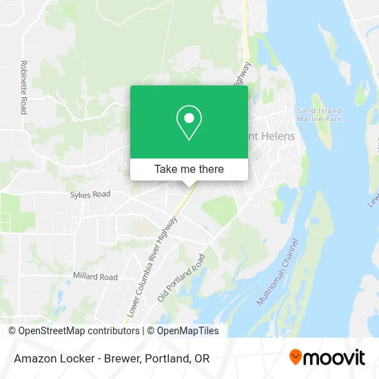 Amazon Locker - Brewer map