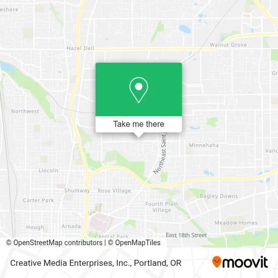 Creative Media Enterprises, Inc. map