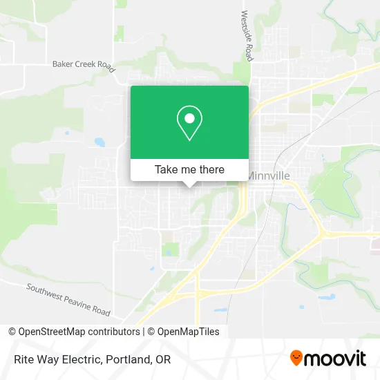 Rite Way Electric map