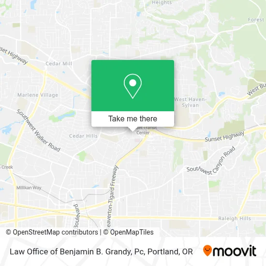Law Office of Benjamin B. Grandy, Pc map