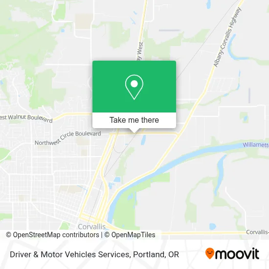 Driver & Motor Vehicles Services map