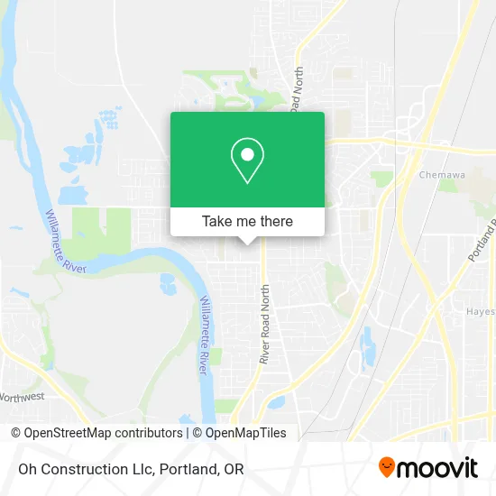 Oh Construction Llc map