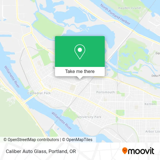 Caliber Auto Glass map