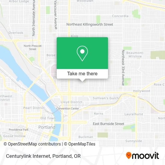 Centurylink Internet map