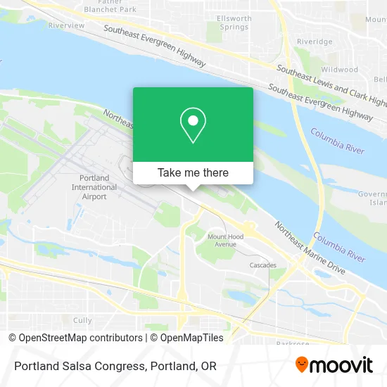 Portland Salsa Congress map