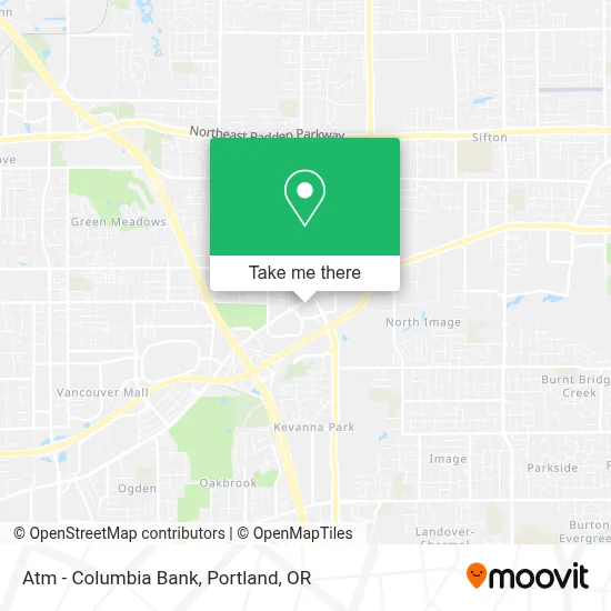 Atm - Columbia Bank map