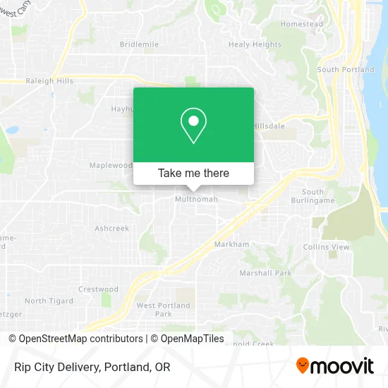 Rip City Delivery map