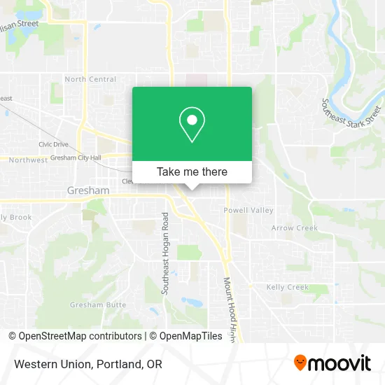 Western Union map