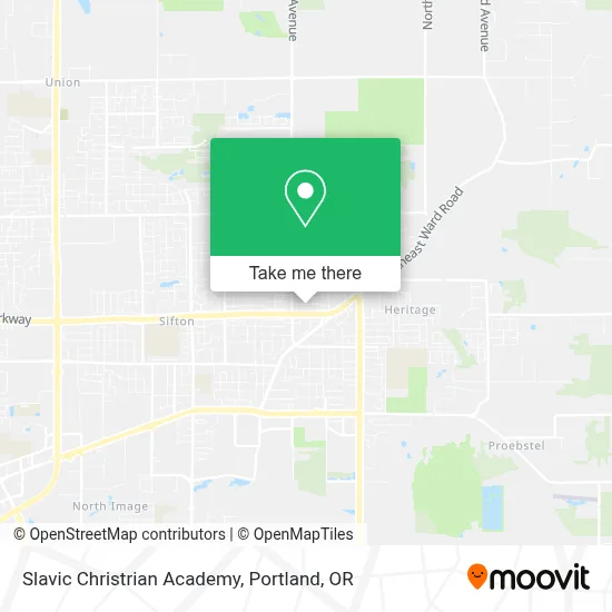 Slavic Christrian Academy map