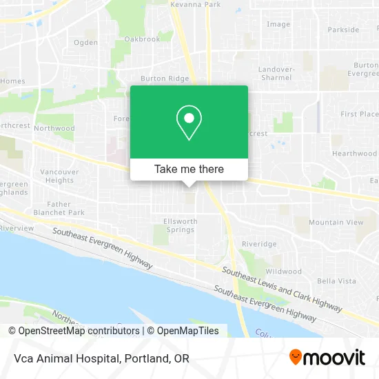 Vca Animal Hospital map