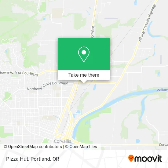 Pizza Hut map