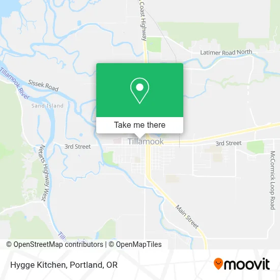 Hygge Kitchen map