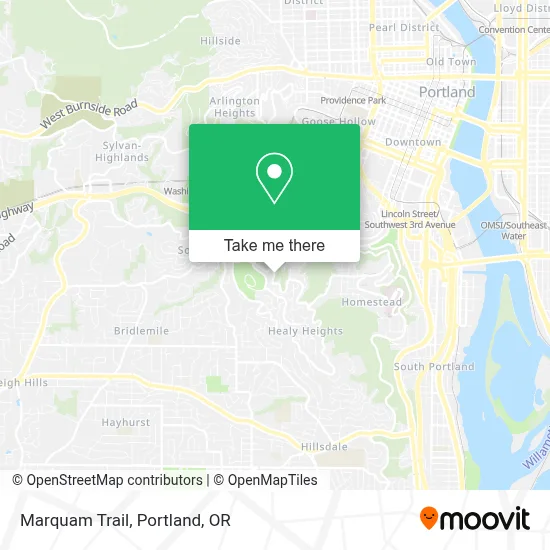 Marquam Trail map