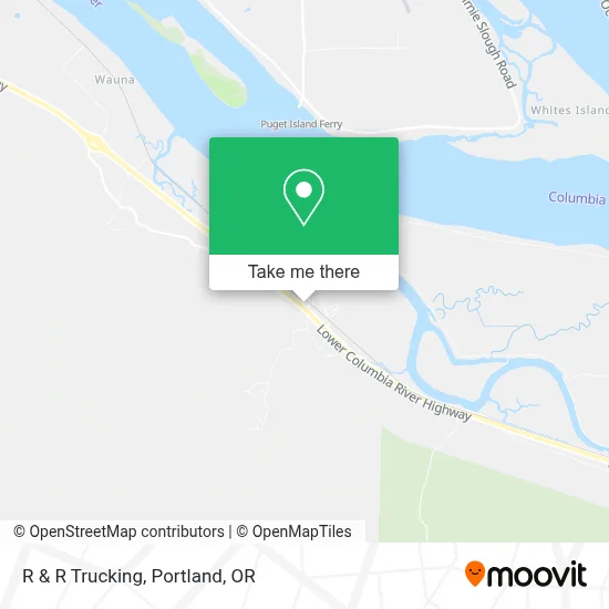R & R Trucking map