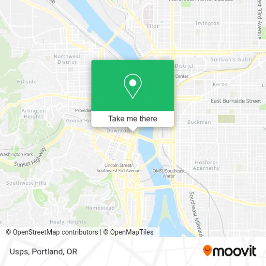 Usps map