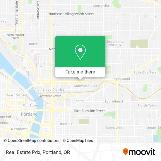 Real Estate Pdx map