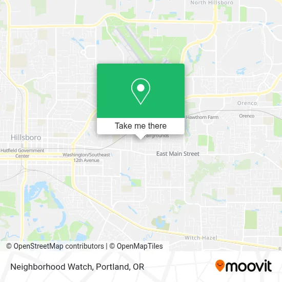 Neighborhood Watch map